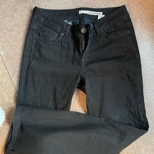 DKNY black flare jeans